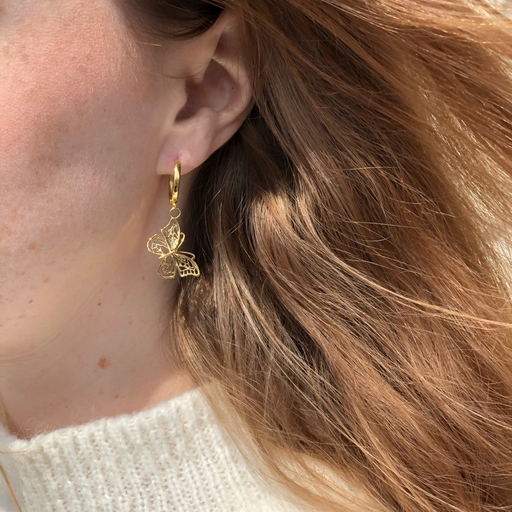 |BUTTERFLY EARRINGS|✨☁️ - Picture 2 of 3